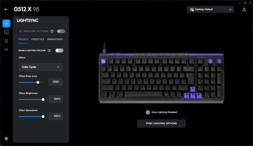 המקלדת Logitech G512 X 98. צילום: ג׳ירפה