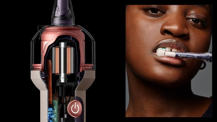 מברשת השינים Dyson CameraJet. מקור: Dyson